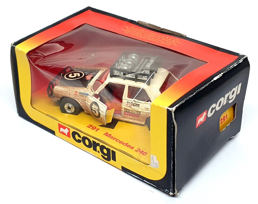 Corgi Original Diecast 291 - Mercedes Benz 240 Rally Car Weathered #5