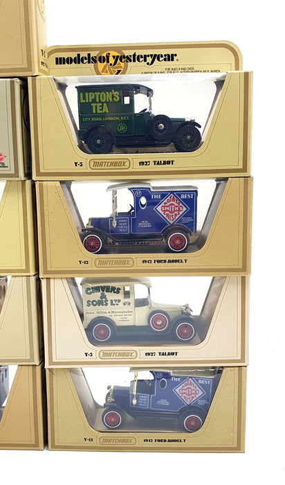 Matchbox Models Of Yesteryear MBSET13C - Collection Of 13 Assorted Vans