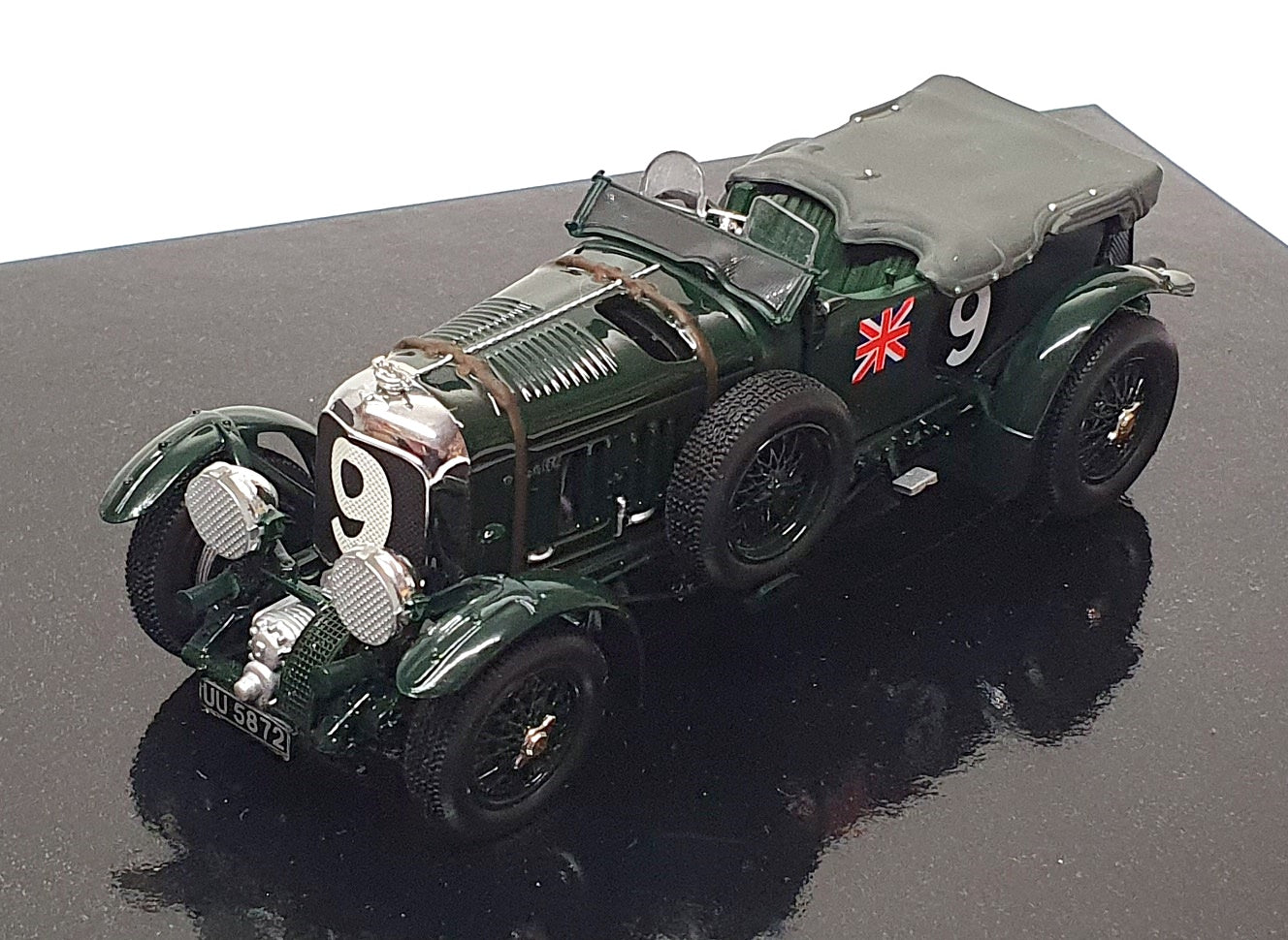 Minichamps 1/43 Scale BL466 - Bentley 4½ Litre Blower #9 - Green