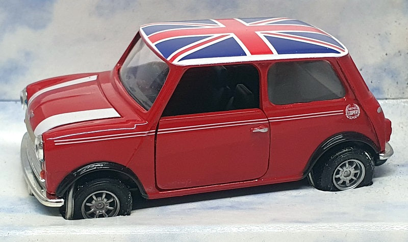 Corgi 1/36 Scale Diecast 04410 - Mini - Red/Union Jack Roof