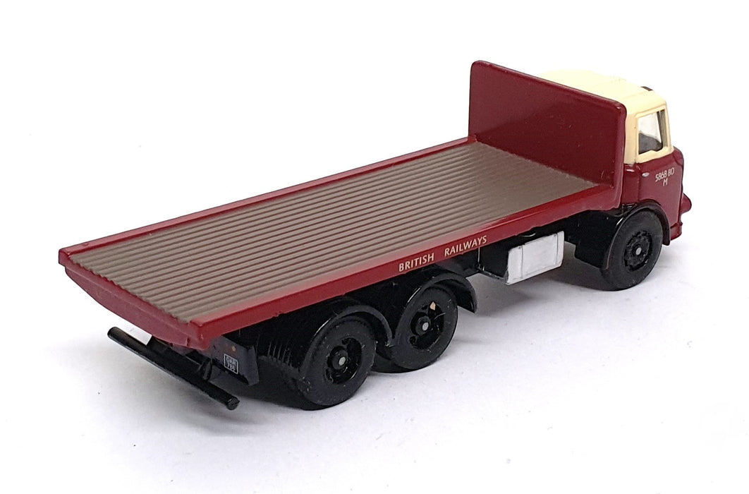 Base Toys 1/76 Scale D-19 - Albion Flatbed Lorry British Railways - Maroon