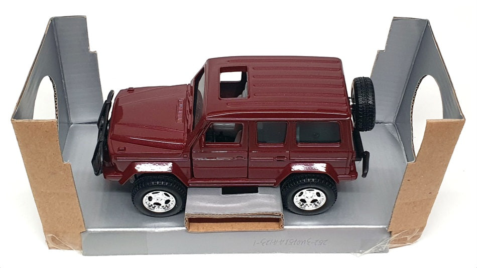 NewRay 1/32 Scale Super Friction 44323 - Mercedes Benz 300GD - Deep Red