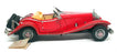 Franklin Mint 1/24 Scale 2507R - 1935 Mercedes Benz 500k Special Roadster - Red