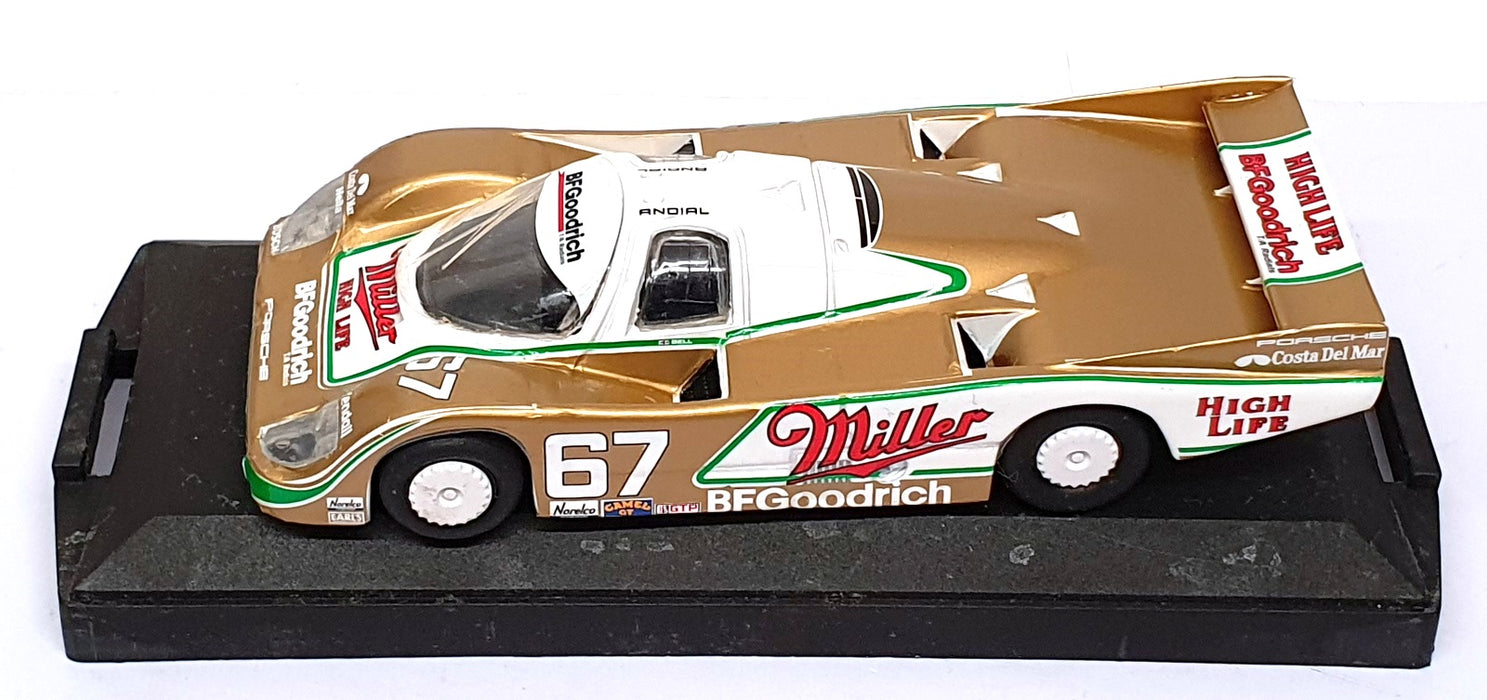 Vitesse 1/43 Scale 326 - Porsche 956 Race Car Miller #67 - Gold/White