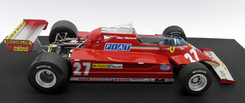 GP Replicas 1/12 Scale GP12-16A - F1 Ferrari 126 CK 1981 #27 G. Villeneuve