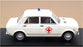 Rio Models 1/43 Scale 4187 - 1970 Fiat 128 Croce Rossa Italy - White