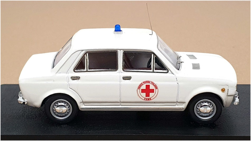 Rio Models 1/43 Scale 4187 - 1970 Fiat 128 Croce Rossa Italy - White
