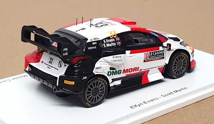 Spark 1/43 Scale S6691 - Toyota GR Yaris #33 Monte Carlo Rally 2022