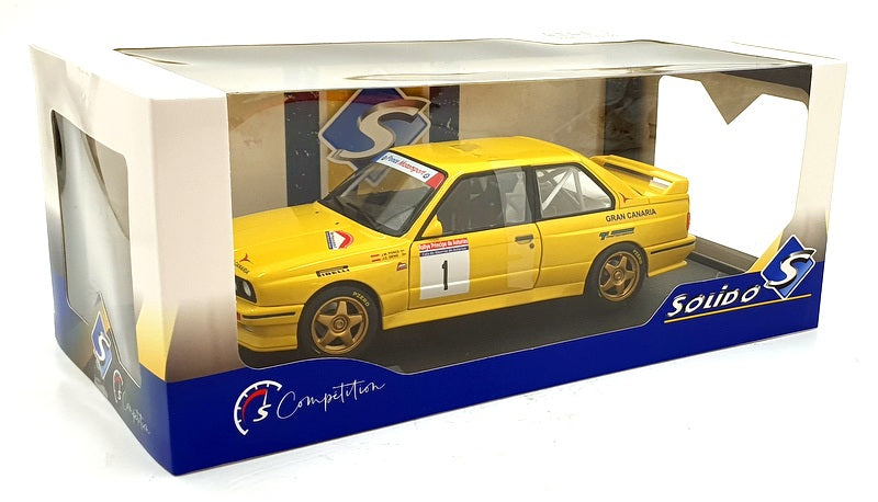 Solido 1/18 Scale S1801528 - BMW E30 M3 #1 Rally Principle De Asturias 1991