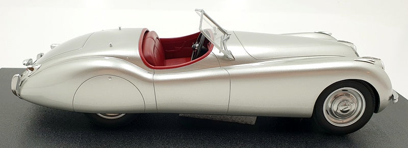 Cult 1/18 Scale Resin CML008-4 - Jaguar XK120 OTS Roadster - Metallic Silver
