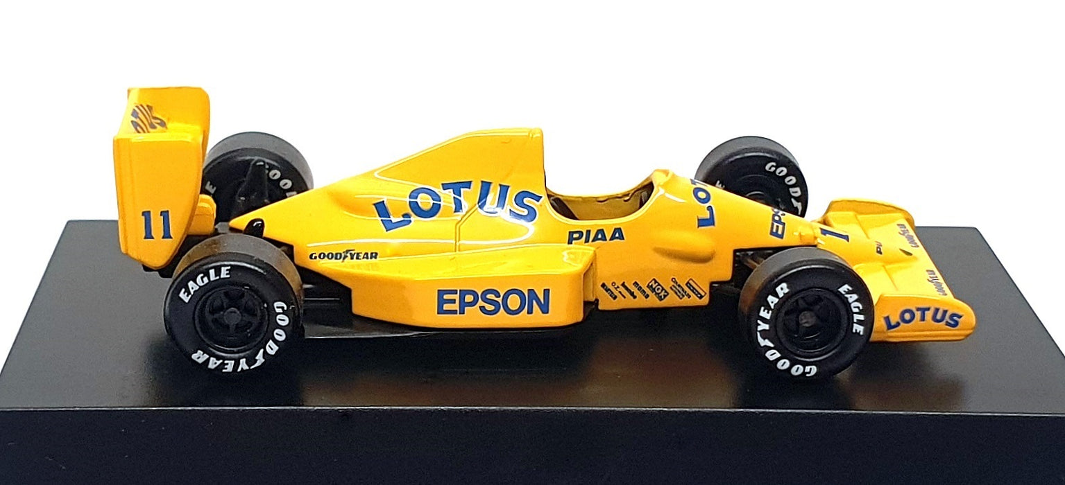 Kyosho 1/64 Scale 64L101NP - F1 Lotus 101 #11 Nelson Piquet - Yellow