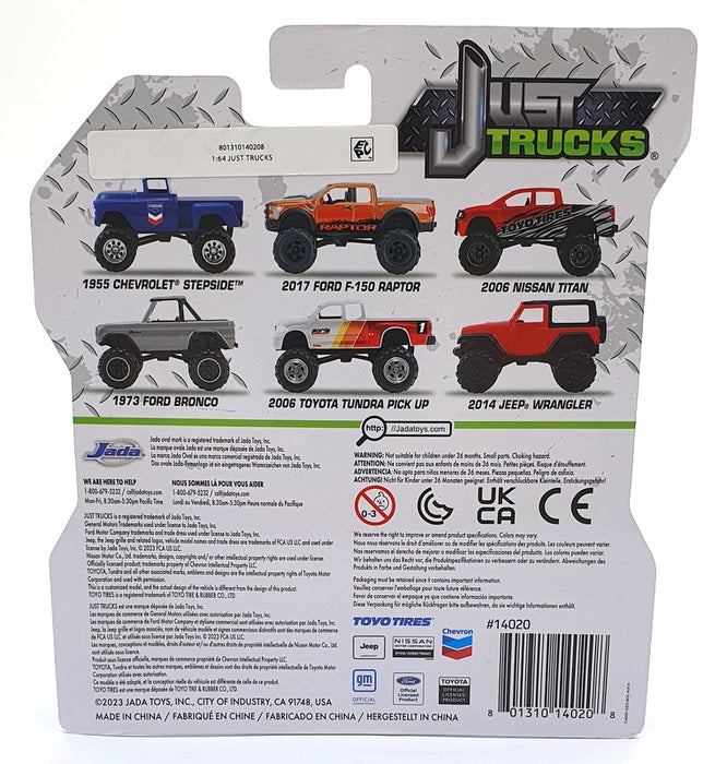 Jada Just Trucks 1/64 Scale 14020 - 1973 Ford Bronco - Grey/Black