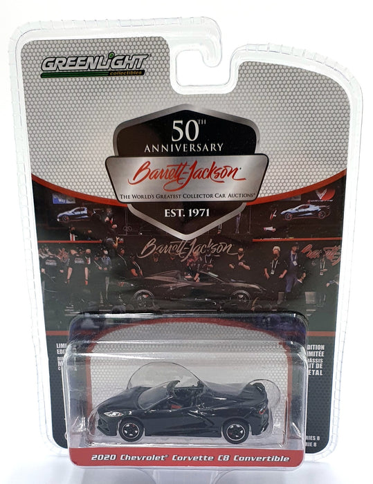 Greenlight 1/64 Scale 37240-D - 2020 Chevrolet Corvette C8 Convertible - Black