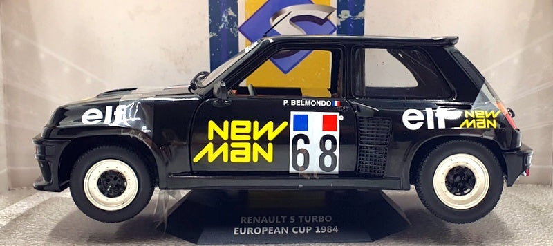 Solido 1/18 Scale Diecast S1801312 - Renault 5 Turbo #68 European Cup 1984 Black