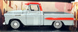 Motor Max 1/24 Scale 79033 - 1958 Chevvy Apache Fleetside Pickup - Grey/Red