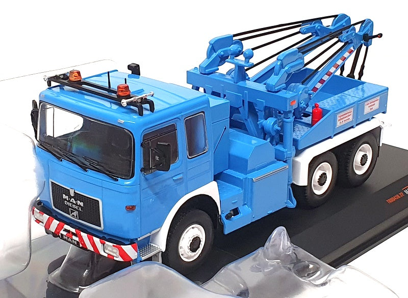 Camion Rimorchiatore MAN F 8 26.281 &ndash; IXO 1/43 &ndash; Modellino Blu TRU043B.22