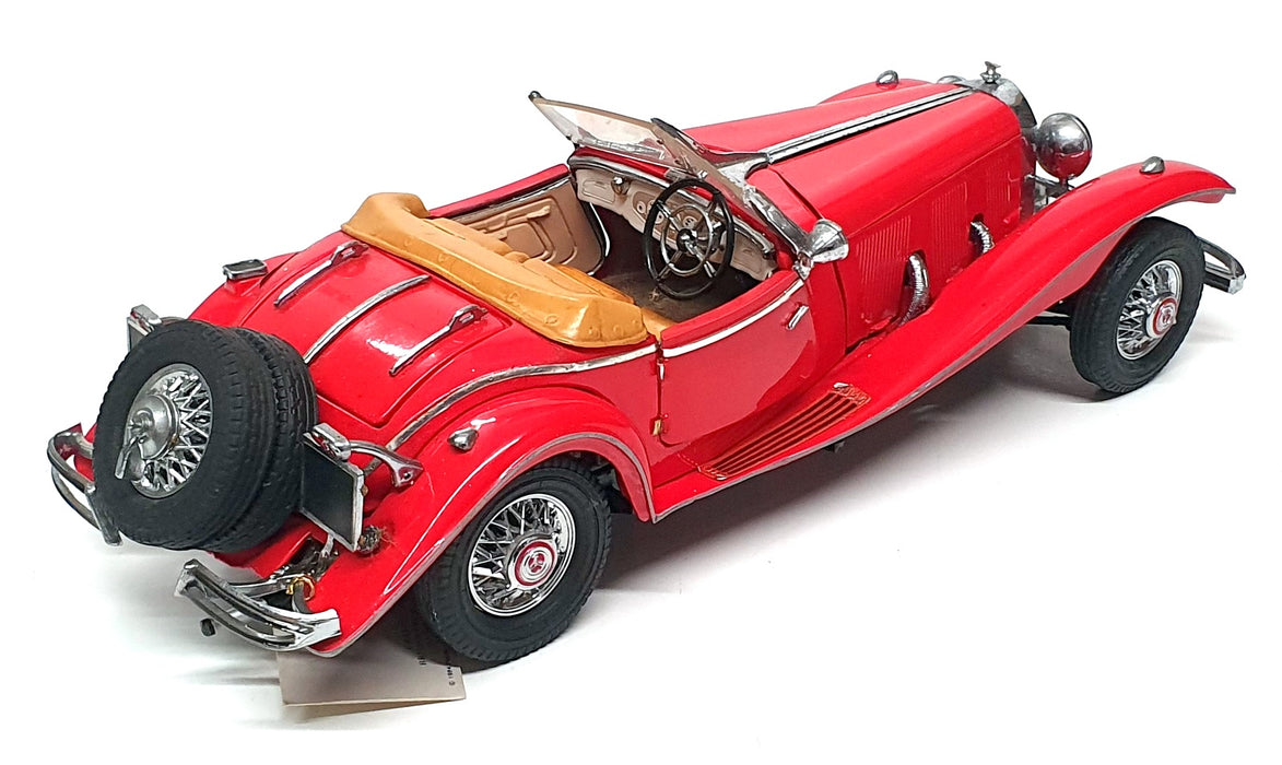 Franklin Mint 1/24 Scale 31025D - 1935 Mercedes Benz 500K Sp. Roadster - Red