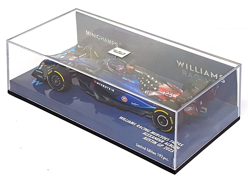 Minichamps 1/43 Scale 417 231923 F1 Williams Mercedes #23 Austin GP 2023 Albon
