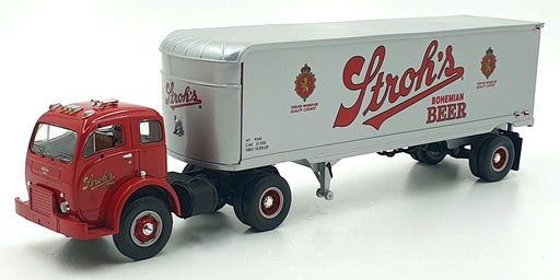 First Gear 1/34 Scale 19-1917 - 1953 White 3000 Tractor 30' Trailer Stroh's Beer