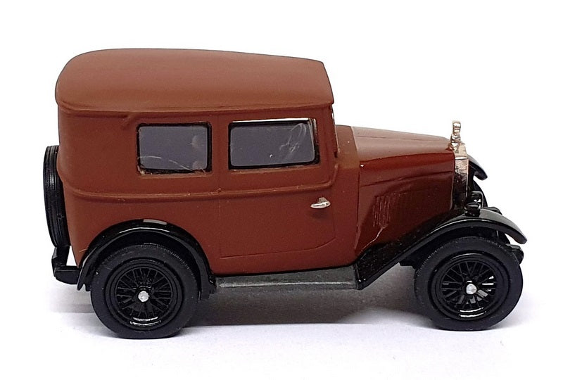 Top Marques 1/43 Scale CRI - 1929 Morris Minor Fabric Saloon - Brown
