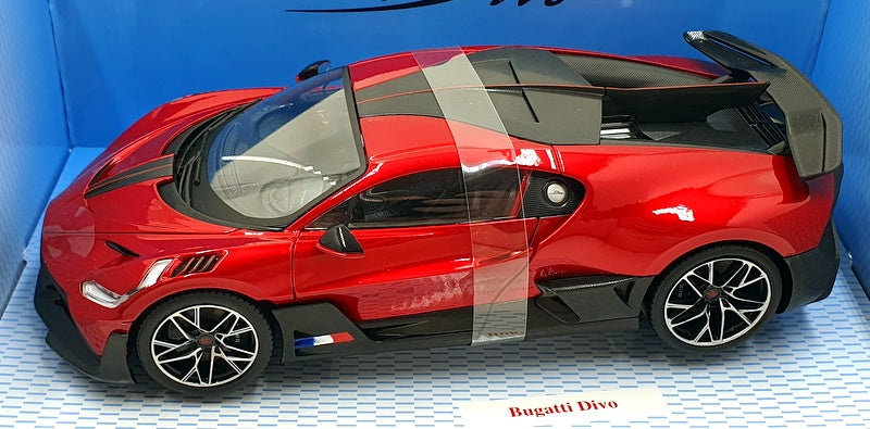 Burago 1/18 Scale Diecast 18-11045 - Bugatti Divo - Red
