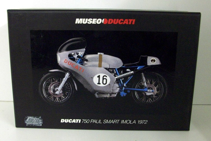 Minichamps 1/12 Scale - 122 720016 Ducati 750 Paul Smart Imola 1972