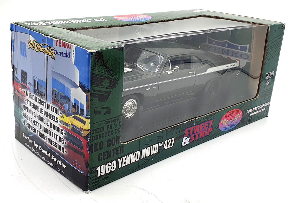 Ertl 1/18 Scale 29412P - 1969 Yenko Nova 427 Street/Strip - Green