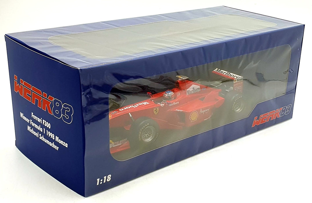 Werk83 1/18 Scale Diecast  W18033005 - Ferrari F300 F1 #3 Schumacher Monza 1998