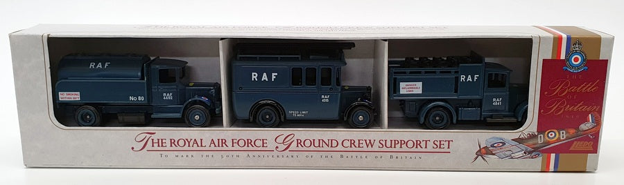 Lledo Diecast BBI003 - Royal Air Force Ground Crew Support Set RAF - Blue