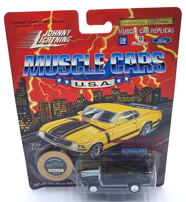 Johnny Lightning 1/64 Scale 200-200 - Muscle Cars 1970 Mustang Boss 302 - Black
