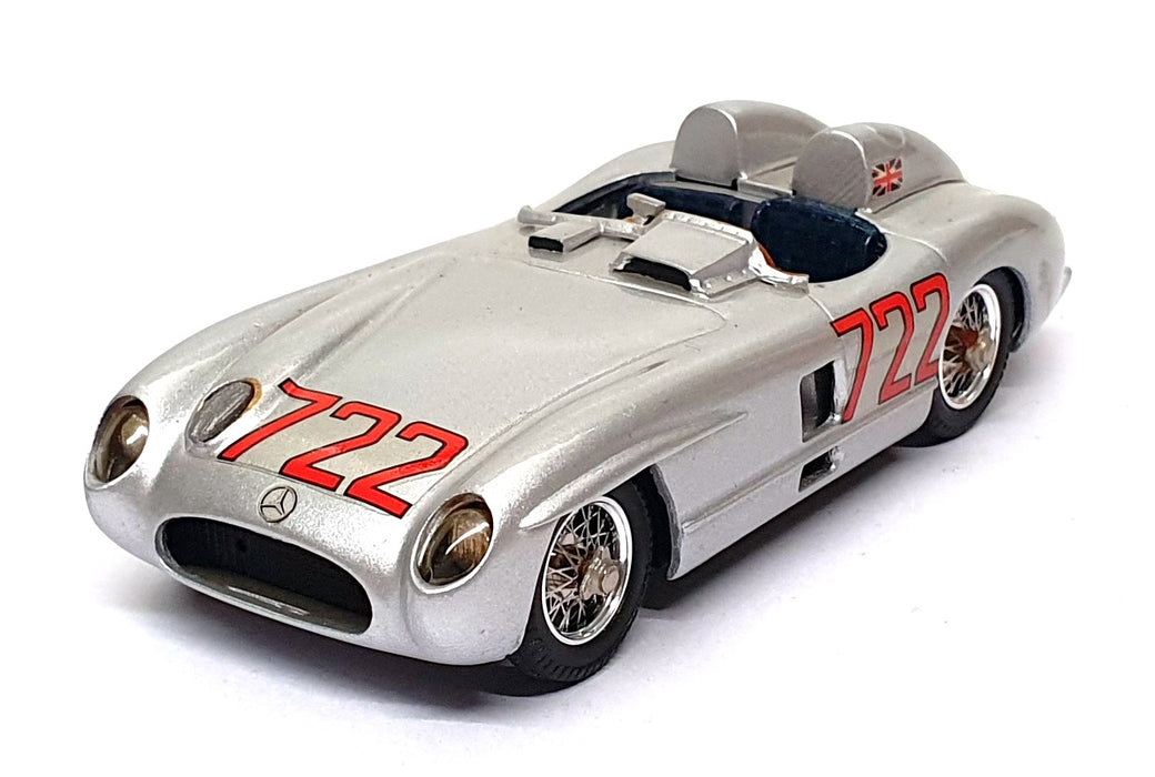 Western Models 1/43 Scale 23126A - Mercedes Benz 300 SLR Race Car - Silver