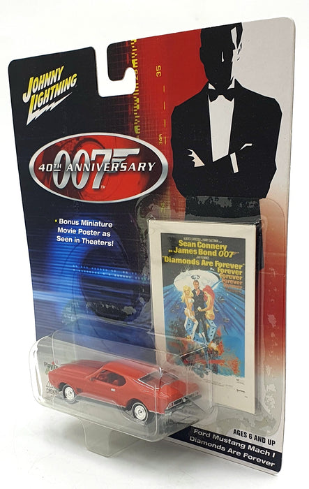 Johnny Lightning 1/64 Scale 261-04 Ford Mustang Mach 1 007 Diamonds are Forever