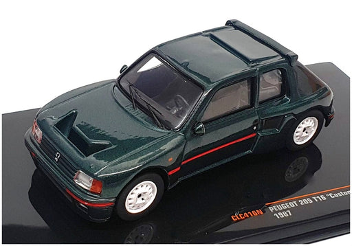 Ixo 1/43 Scale CLC416N - 1987 Peugeot 205 T16 Custom - Met Green
