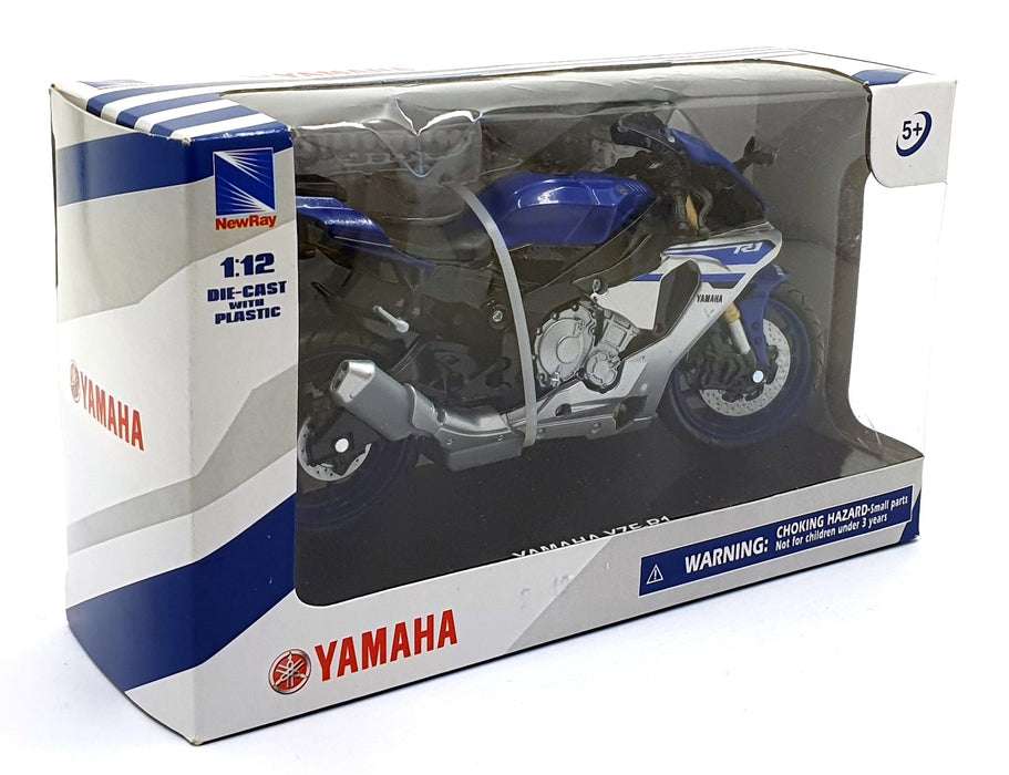 NewRay 1/12 Scale 57803B - Yamaha YZF-R1 Motorbike - Blue