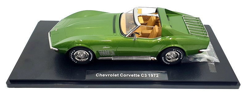 KK Scale 1/18 Scale KKDC181221 - 1972 Chevrolet Corvette C3 - Green