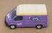 Matchbox 11.5cm Long Diecast K 167 - Ford Transit Van Milka - Lilac/White