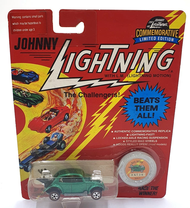 Johnny Lightning 1/64 Scale 00105 - The Challengers VW Bug Bomb - Met. Green