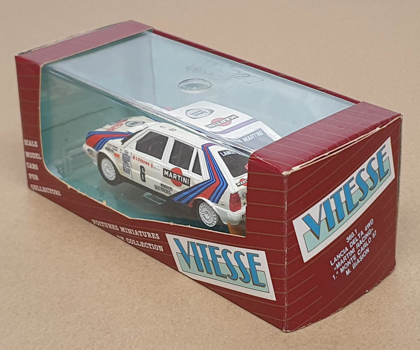 Vitesse 1/43 Scale 360.1 - Lancia Delta 4WD 1st #6 Monte Carlo 1987 Biasion