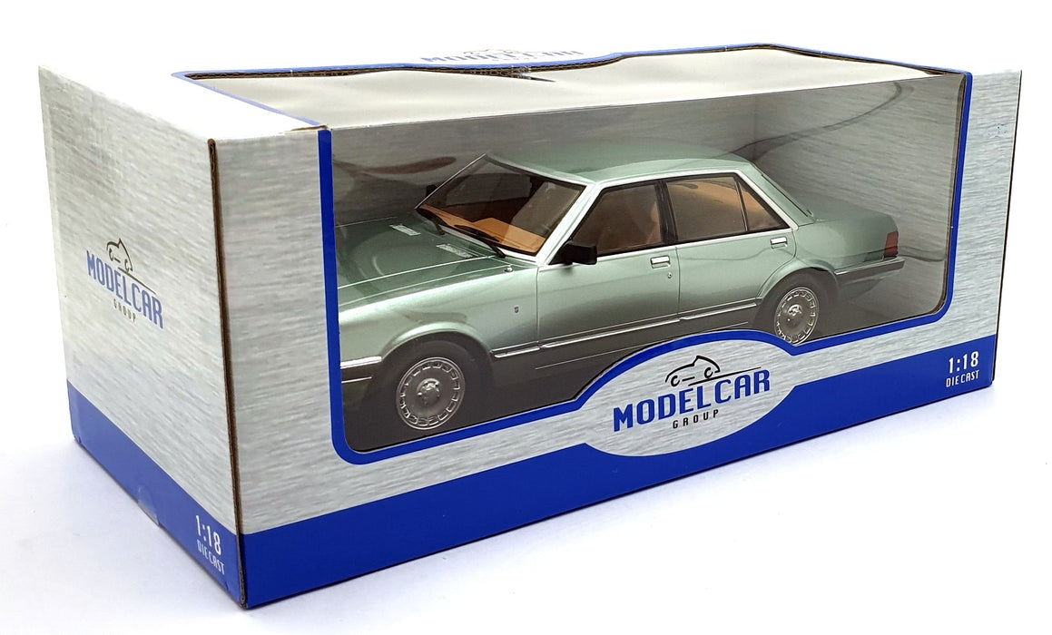Model Car Group 1/18 Scale MCG18535 - Ford Granada MK II 2.8 Ghia Lt. Met. Green