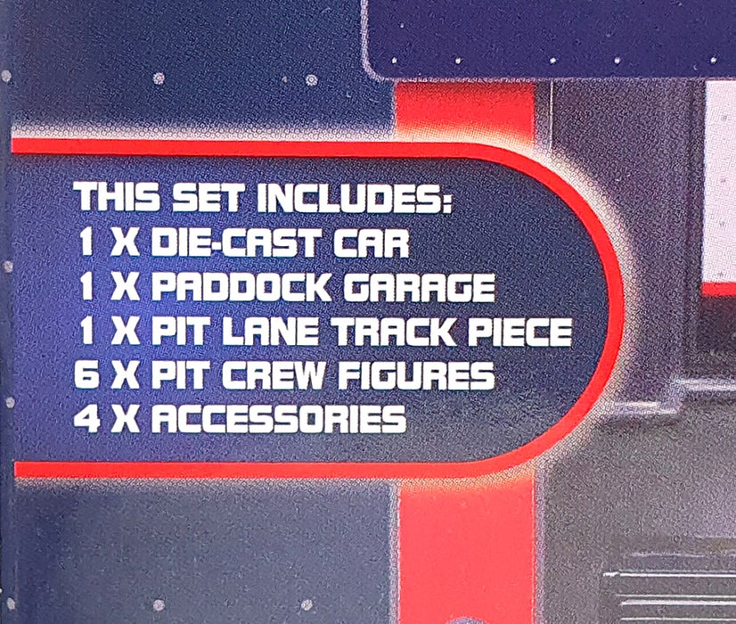 Burago 1/43 Scale 18-38453 - F1 Red Bull MV1 Pit Pass Diorama 2024 Verstappen