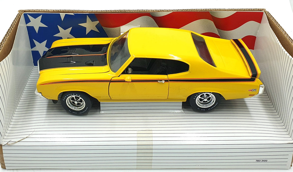 Ertl 1/18 Scale Diecast 7603 - 1970 Buick GSX - Yellow