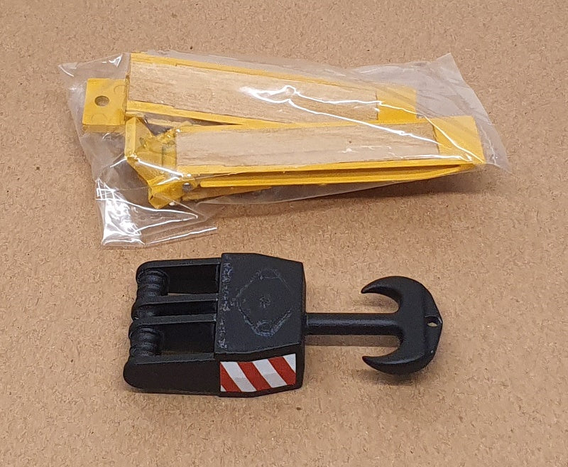 Tematoys 1/50 Scale KNT06 Scania 6x4 With Nooteboom Low Loader Nederhoff Yellow