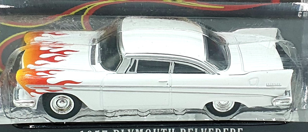 Greenlight 1/64 Scale 30362 - 1957 Plymouth Belvedere - White