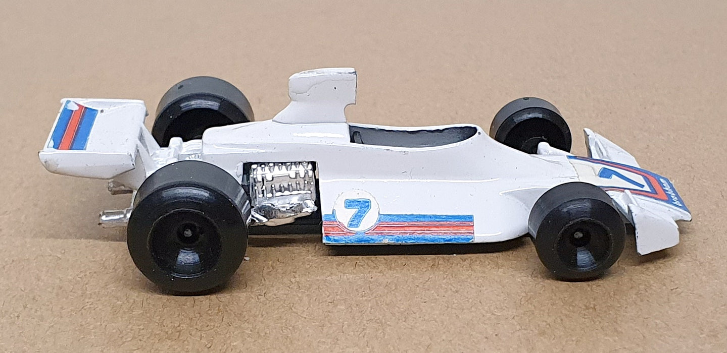 Polistil Appx 8cm Long Diecast RJ.5 - F1 Brabham BT 44 #7 - White/Blue/Red
