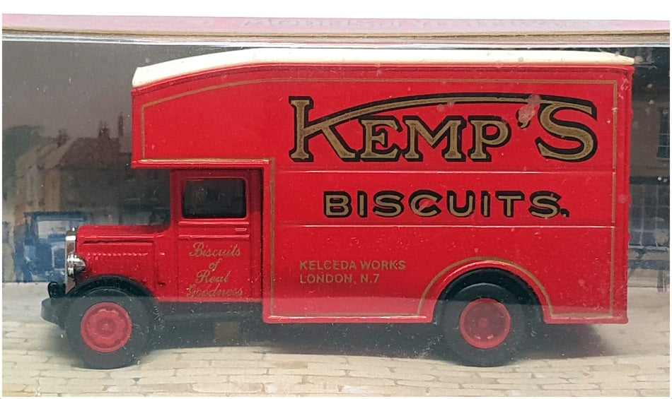 Matchbox 10cm Long Diecast Y-31 - 1931 Morris Courier Van (Kemp's Biscuits) Red