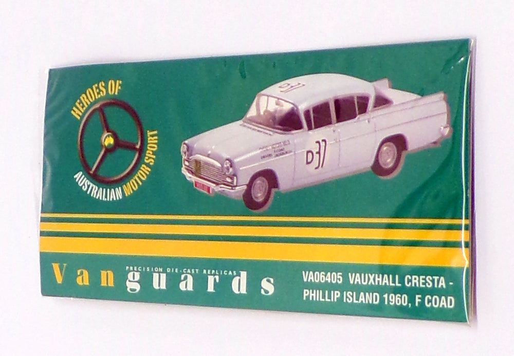 Vanguards 1/43 Scale VA06405 - Vauxhall Cresta Phillip Island 1960 - F.Coad