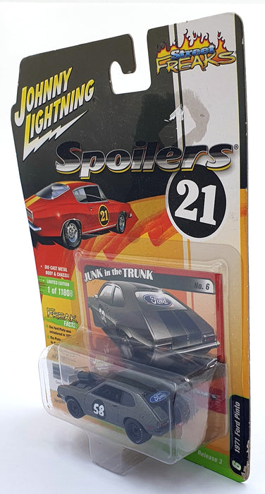 Johnny Lightning 1/64 Scale JLSF021 - Spoilers 21 1971 Ford Pinto #58 - Grey