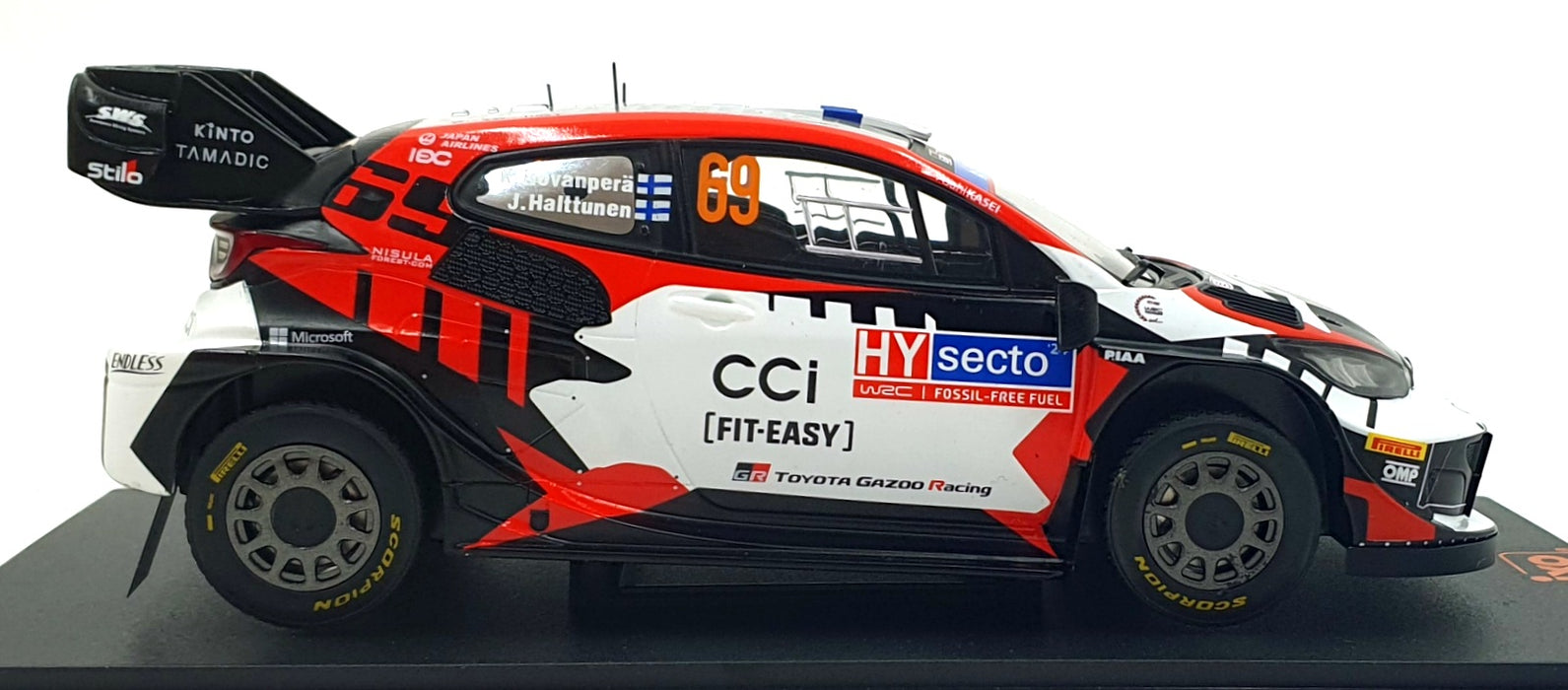 Ixo 1/18 Scale 18RMC218.22 - Toyota GR Yaris Rally1 Hybrid #69 Finland 2024