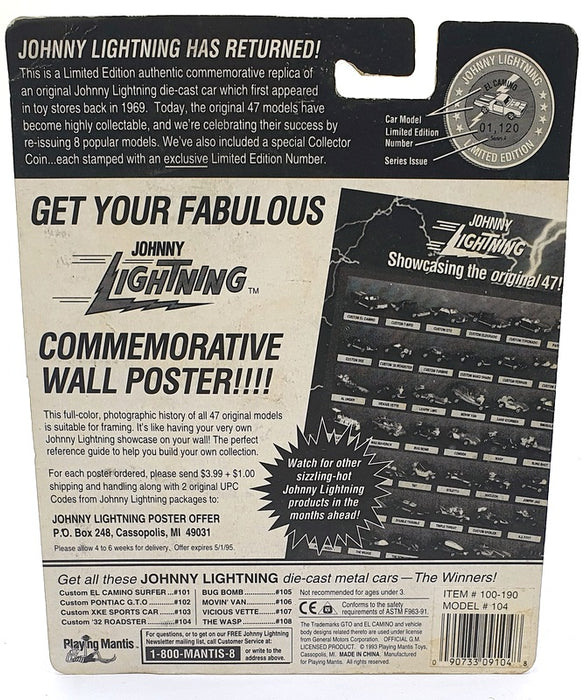 Johnny Lightning 1/64 Scale 100-190 - The Challengers Classic '32 Roadster Teal