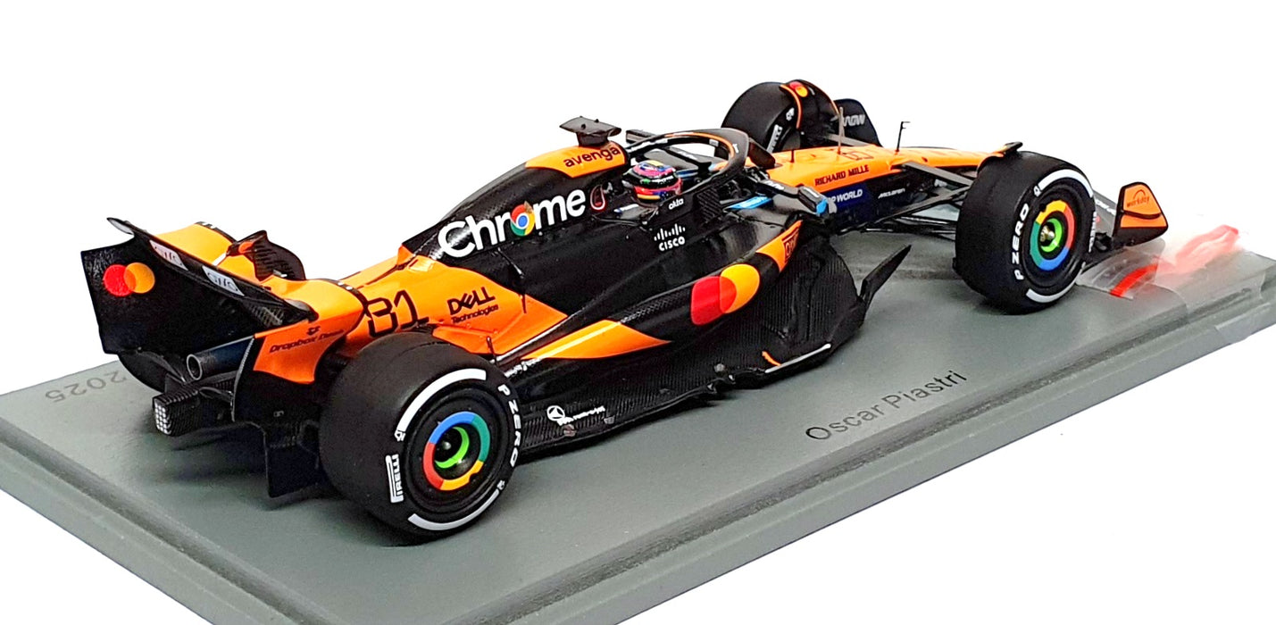 Spark 1/43 Scale S9580 - F1 McLaren MCL39 #81 Winner Chinese GP 2025 Piastri